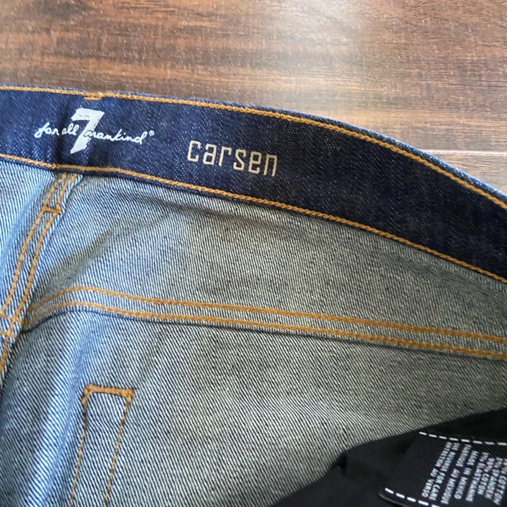 7 For All Mankind Standard and Carsen Jeans sz 32x33 - Picture 5 of 10